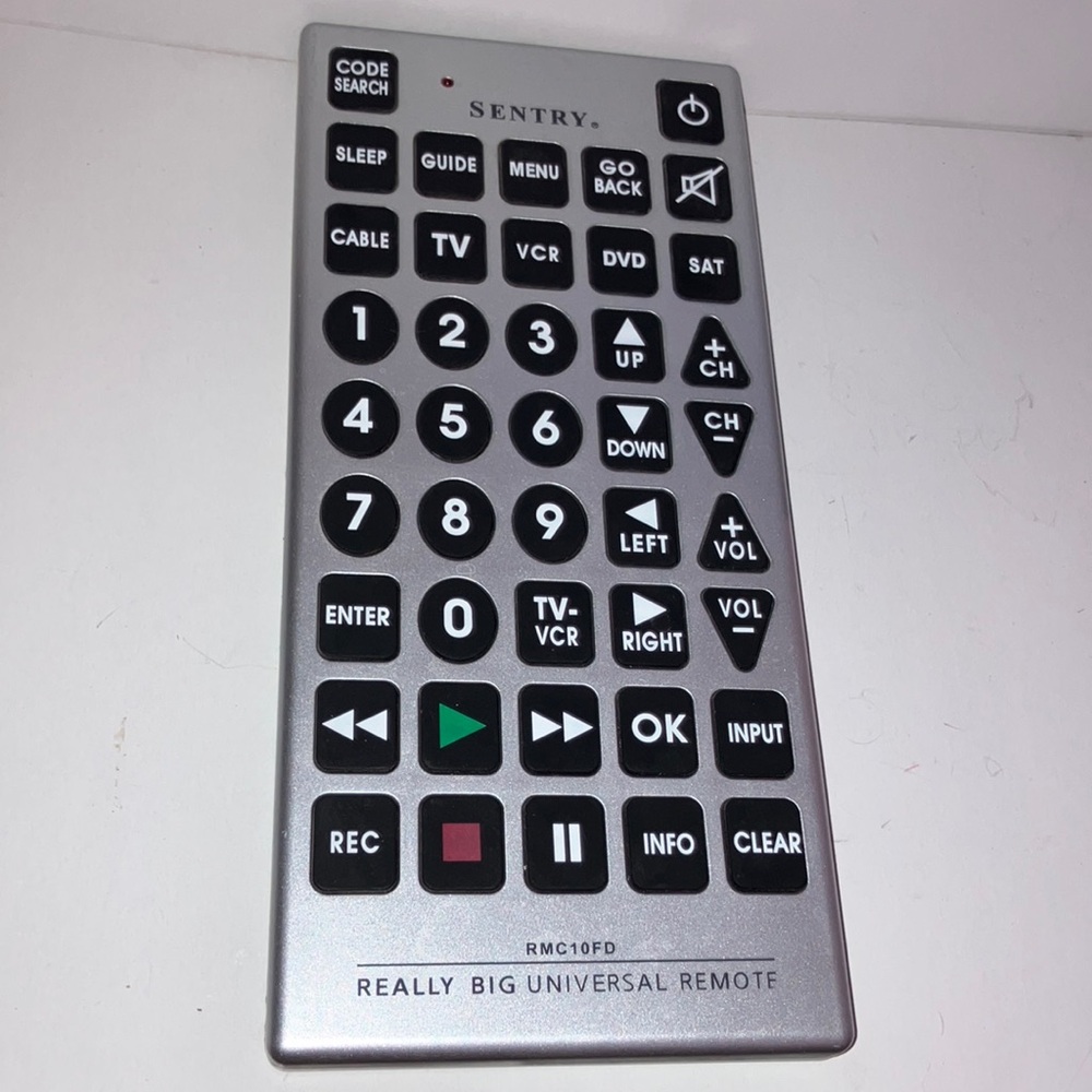 Sentry Really Big Universal Remote 5”x11”‎